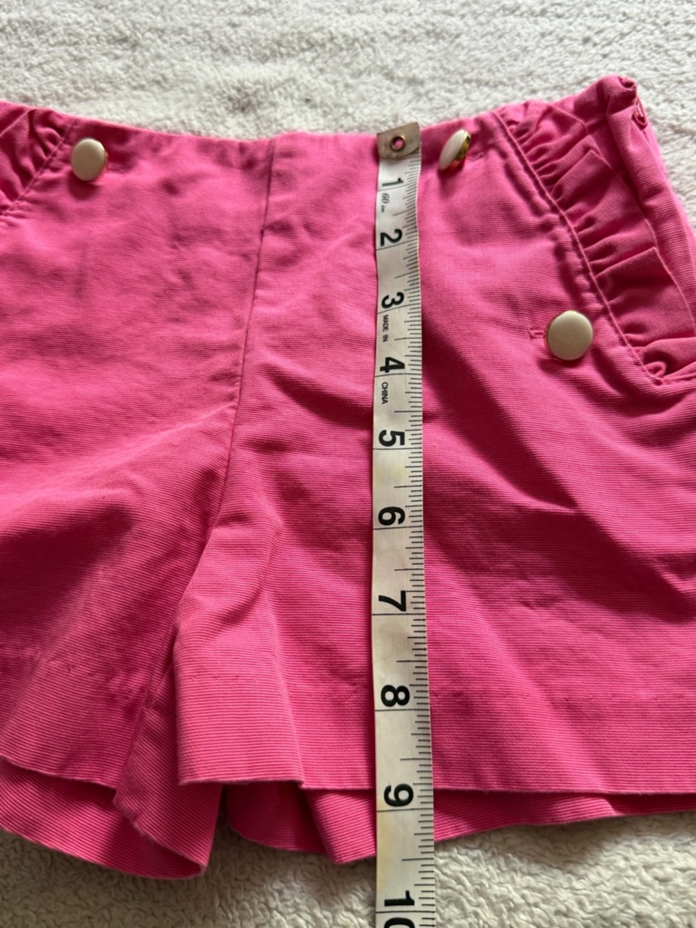 Janie and Jack | Ruffle Pocket Short | Size 5 - Picture 9 of 10